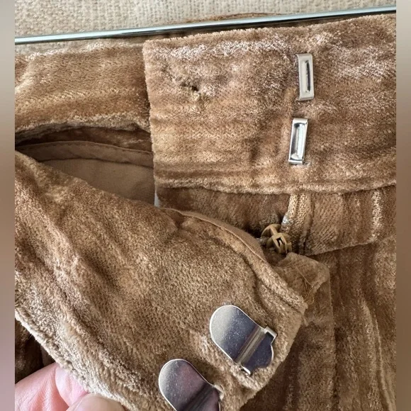 FRNCH Velvet Texture Pants - Picture 4 of 7